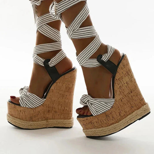 Tangled Lies Pump Sandals