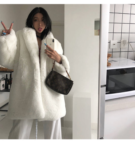 Light Furry Elegant Coat