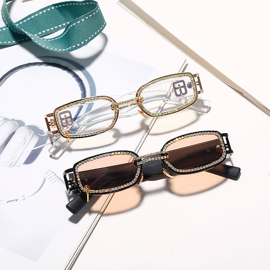 Brilliant Burst of Rectangle Sunglasses