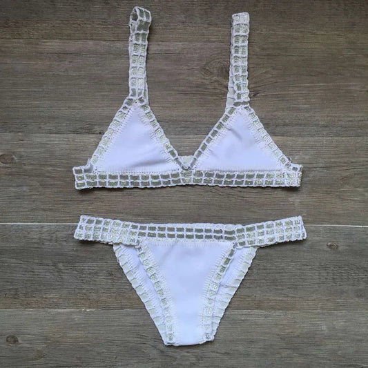 Chic High-Waist Bikini – Crisscross Style