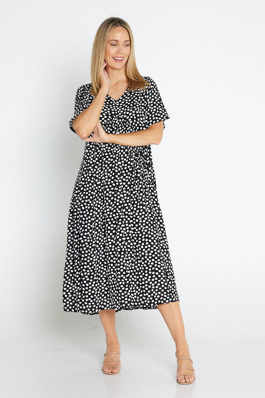 Hollis Dress - Black Spot