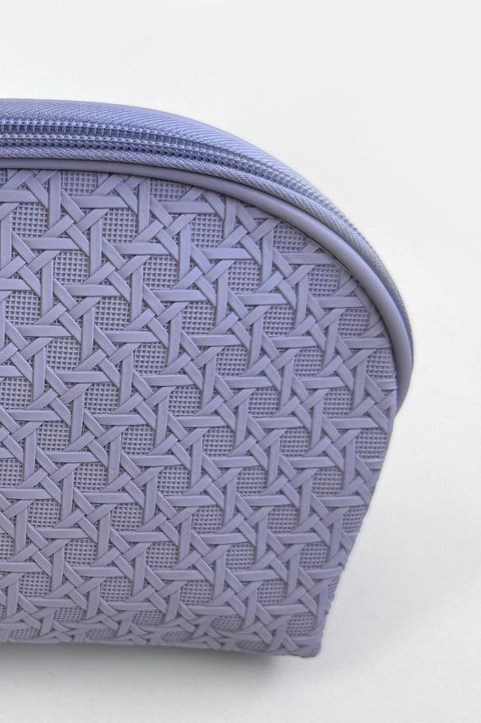 Tranquility Cosmetic Case - Lavender Weave
