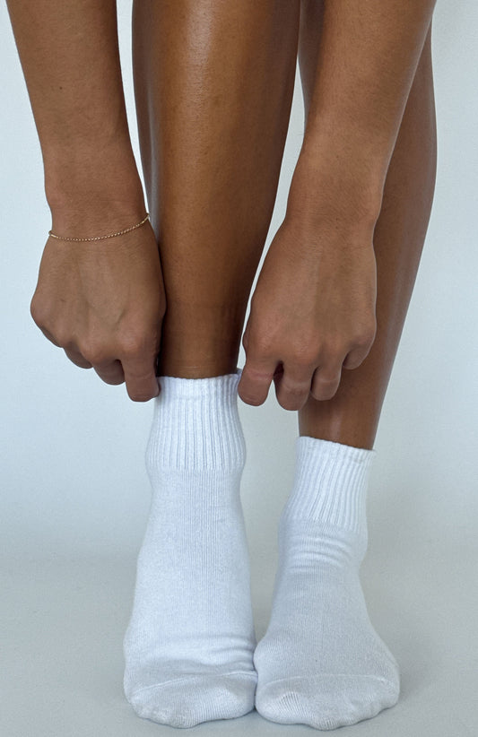 Don't Want To Know Socks White