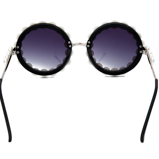 Rihanna Style Round Sunglasses