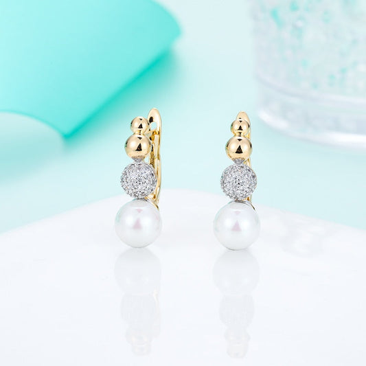 Caught in the Middle Latch Back Earrings