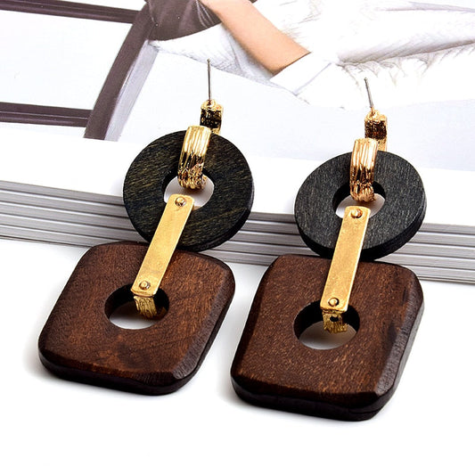 A Silent Shield Drop Dangle Earrings