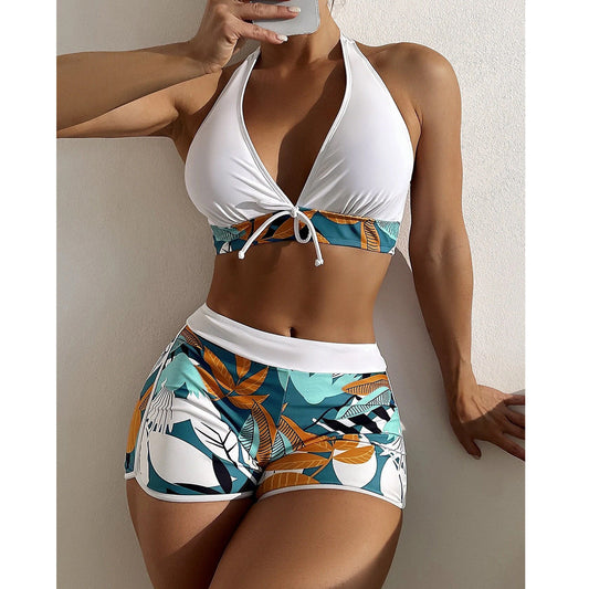 Glam High-Waist Bikini – Floral Dream