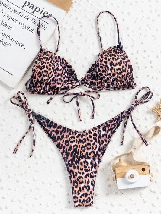 Romantic High-Waist Bikini – Ocean Escape