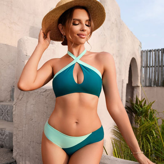 Refined Triangle Bikini – Halter Luxe