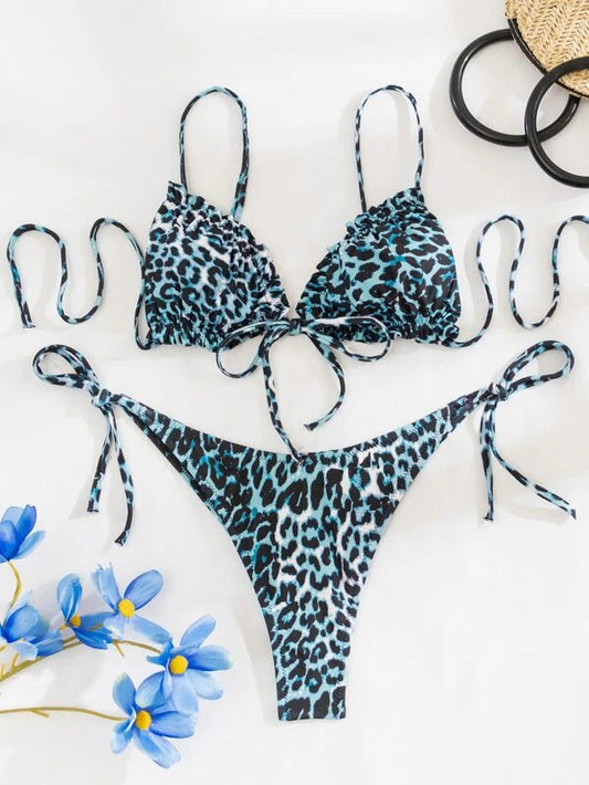 Romantic High-Waist Bikini – Ocean Escape