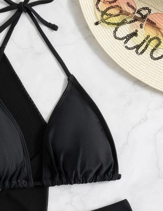 Minimalist Triangle Bikini – Vintage Chic