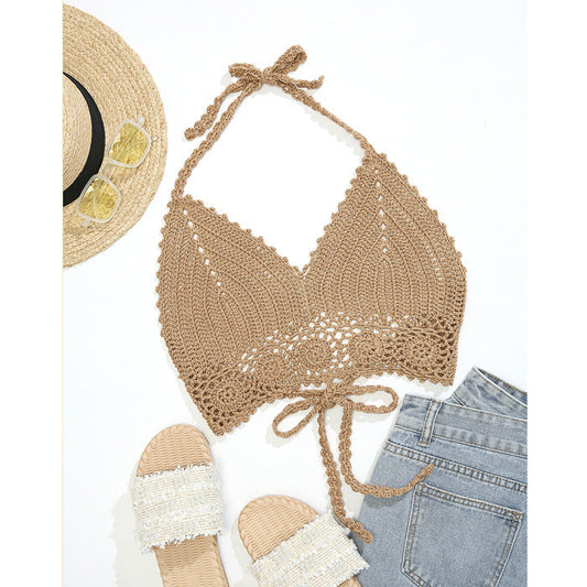 Glam Strappy Swimsuit – Tropical Bloom – Azure Tide