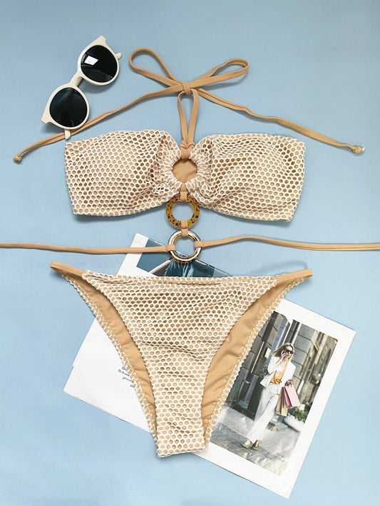 Luxe Cut-Out Bikini – Vintage Chic – Sunset Muse