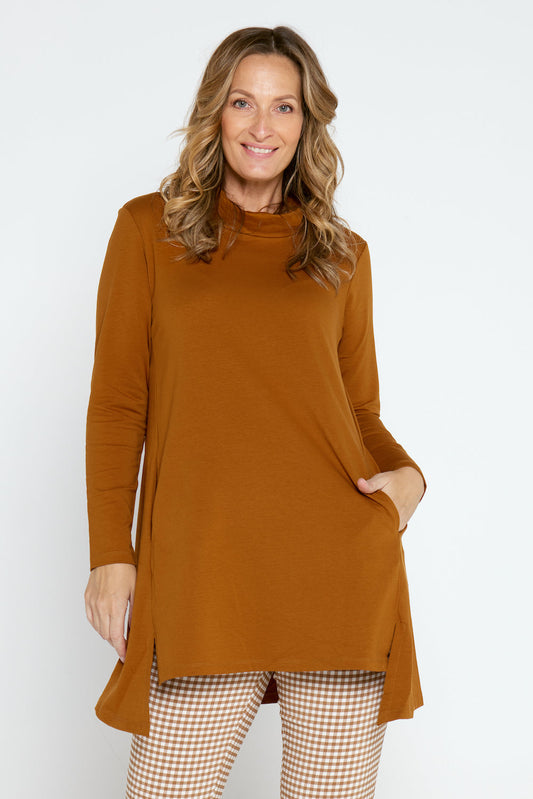 Joslin Cowl Tunic - Toffee