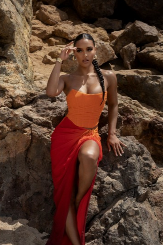 Red Taste of Summer Skirt Set