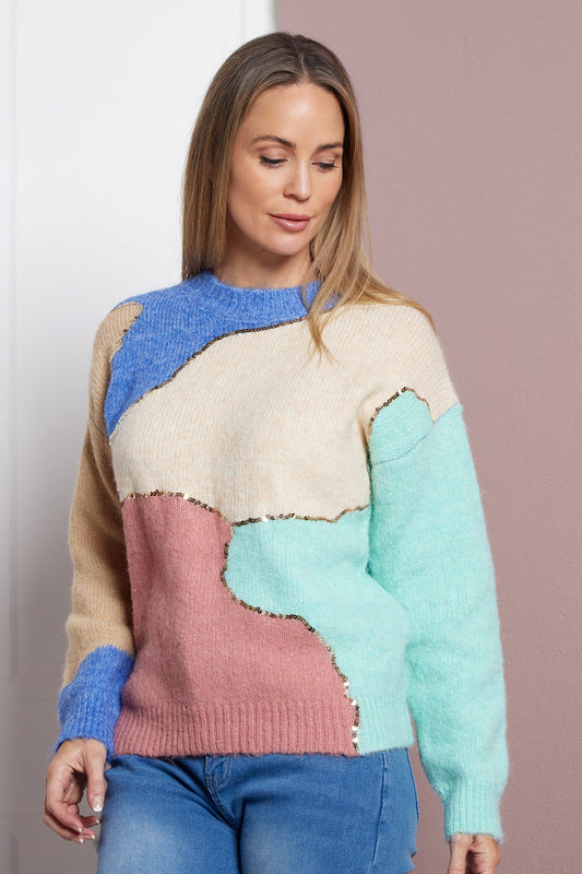Rochelle Knit Jumper - Morandi