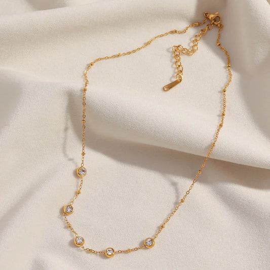 Eyes Like Midnight Station Necklace