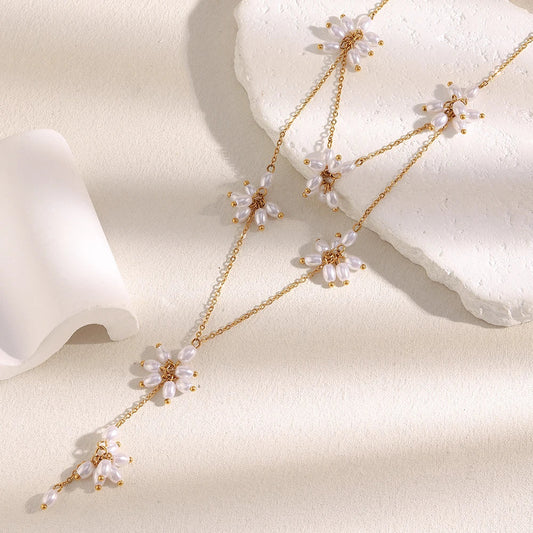 Lover in the Shadows Lariat Necklace