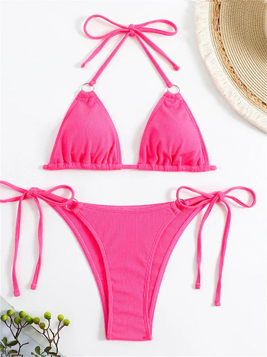 Boho Cut-Out Bikini – Ocean Escape – Sunset Muse
