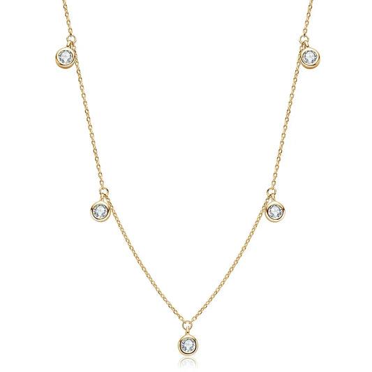 Keep Them Guessing Station Necklace