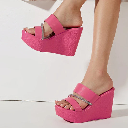 Tell Me No Secret Wedges Sandals