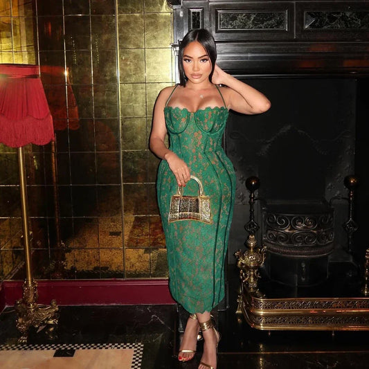 Leading To Bad Dreams Midi Dress