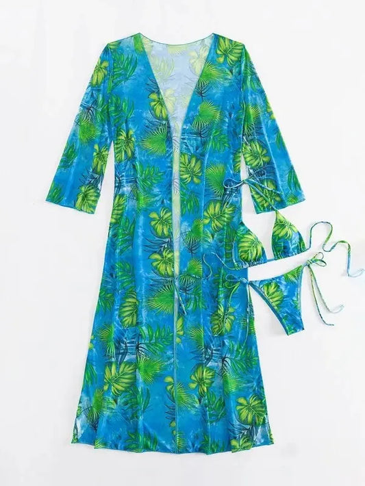 Allure High-Waist Bikini – Satin Glow – Aqua Luxe