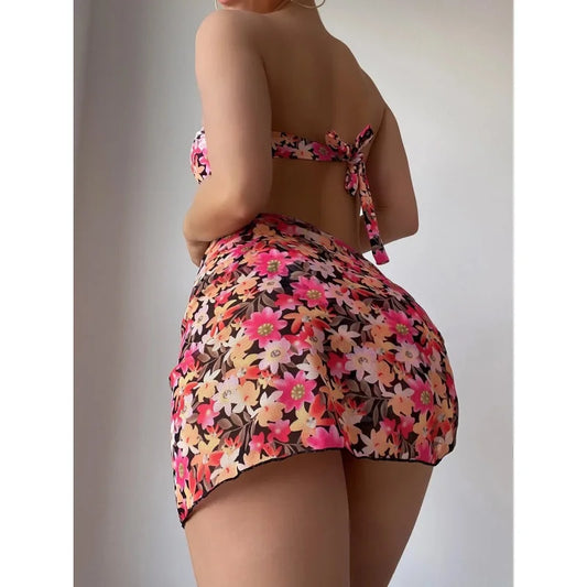 Glam Strappy Swimsuit – Vintage Chic – Aqua Luxe