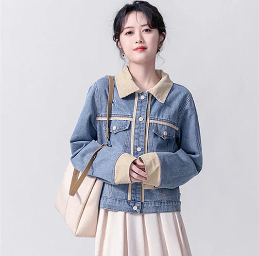 Halo Hue Denim Polished Jacket