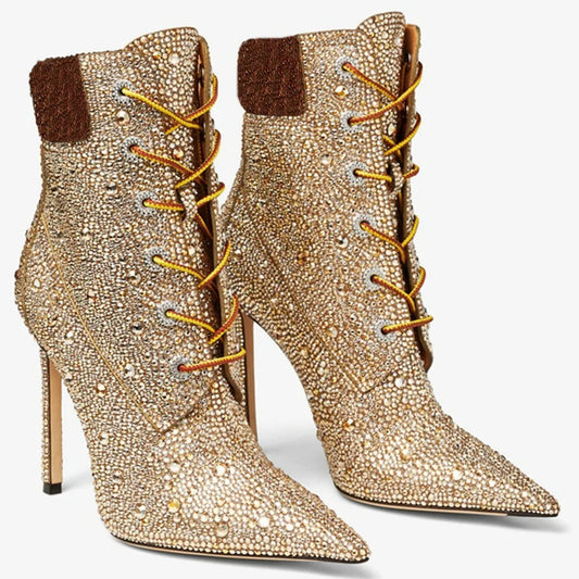 You Spark My Heart Ankle Boots