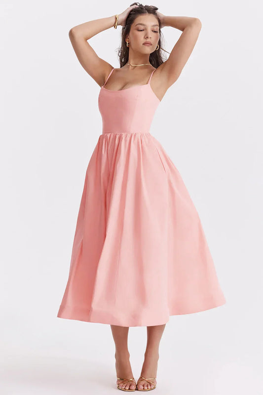 To Walk With Me Midi Dress