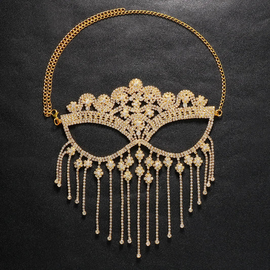 Golden Clouds Mask Jewelry
