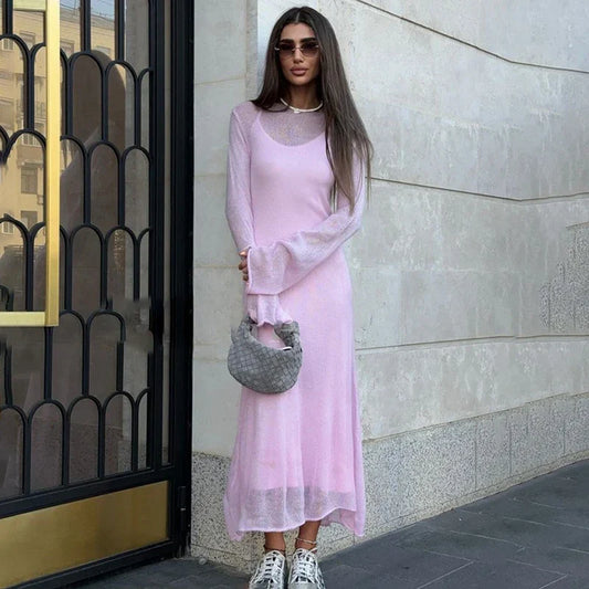 Elegant Solid Crochet Layer