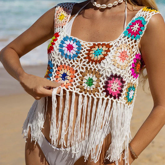 Snake Print Beach Cover-Up