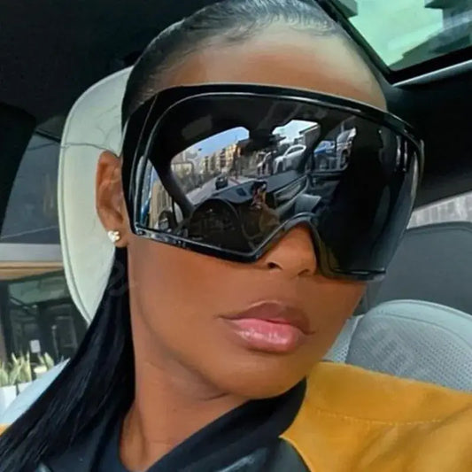 Got Me Rapping Oversized Sunglasses