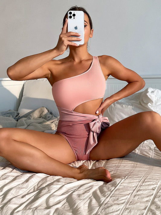 Solid One Swim Dress