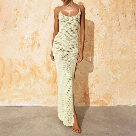 Slit Bodycon Resort Wear