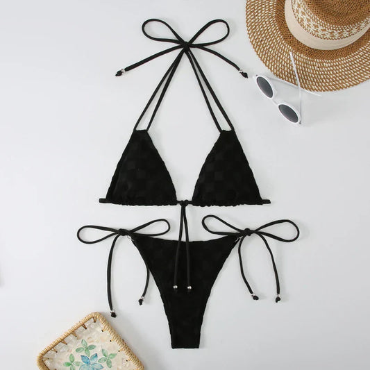 Bold Cut-Out Bikini – Sun-Kissed – Azure Tide