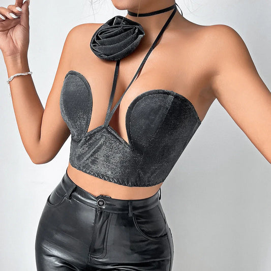 Talked For A Sec Crop Top