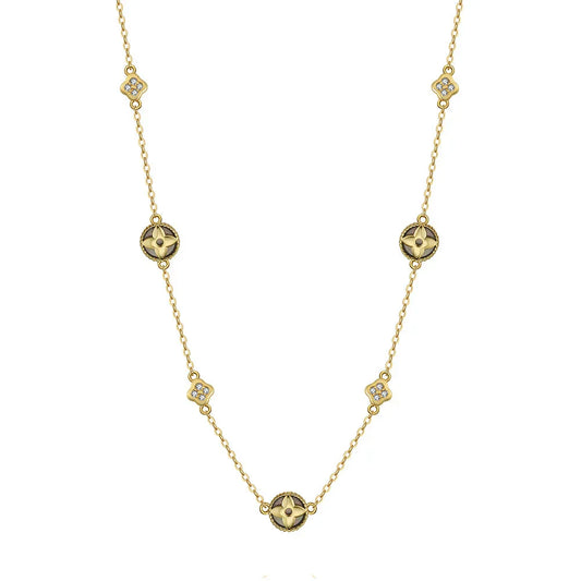 Gold Rush Secrets Station Necklace Set
