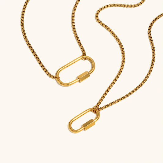 Softly She Strikes Pendant Necklace