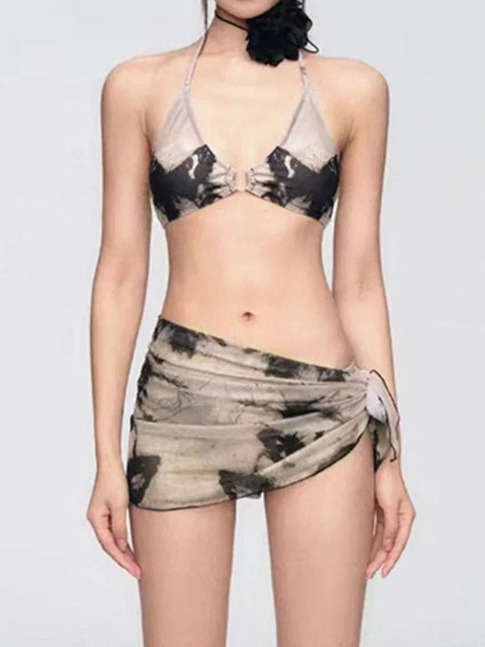 Printed Hollow Boho Tunic