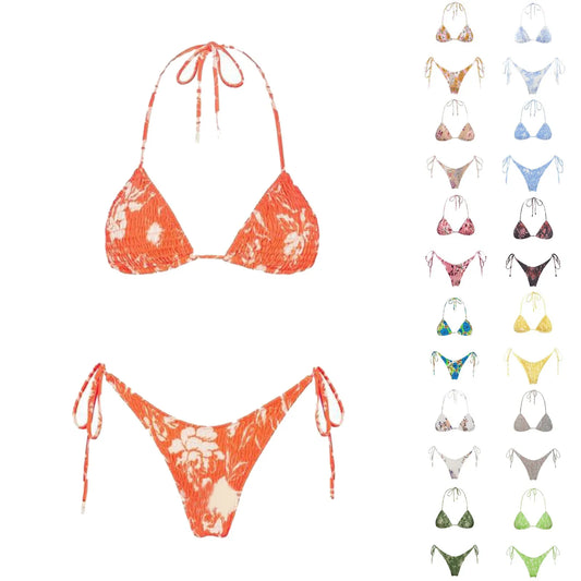 Romantic Triangle Bikini – Vintage Chic – Sunset Muse