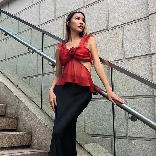 Imprints Of Your Kisses Crop Top