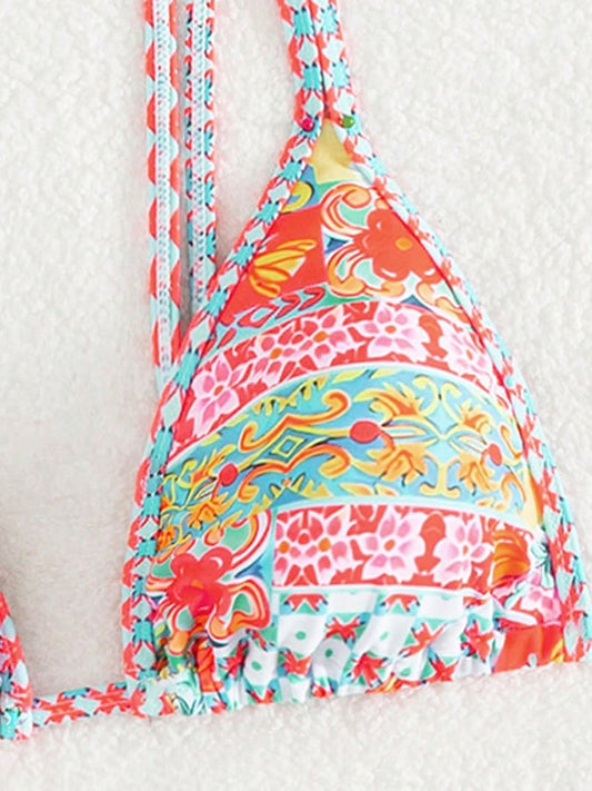 Minimalist Bikini – Halter Luxe – Sunset Muse