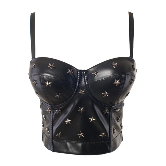 Black Star Crop Top