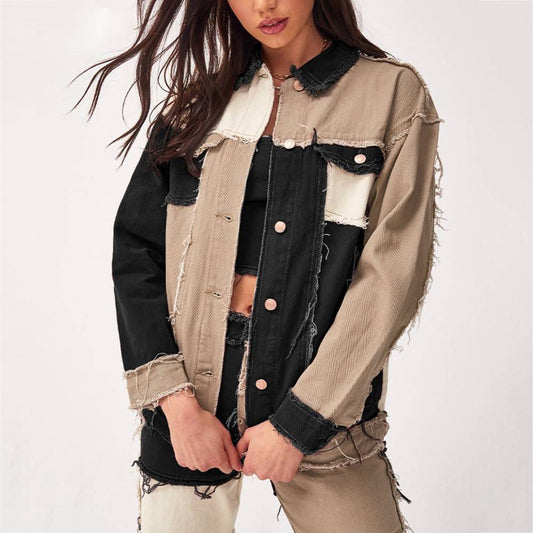 Follow You Home Patchwork Polished Jacket