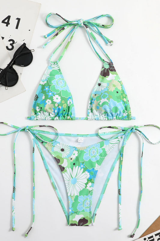 Romantic Triangle Bikini – Midnight Swim – Azure Tide
