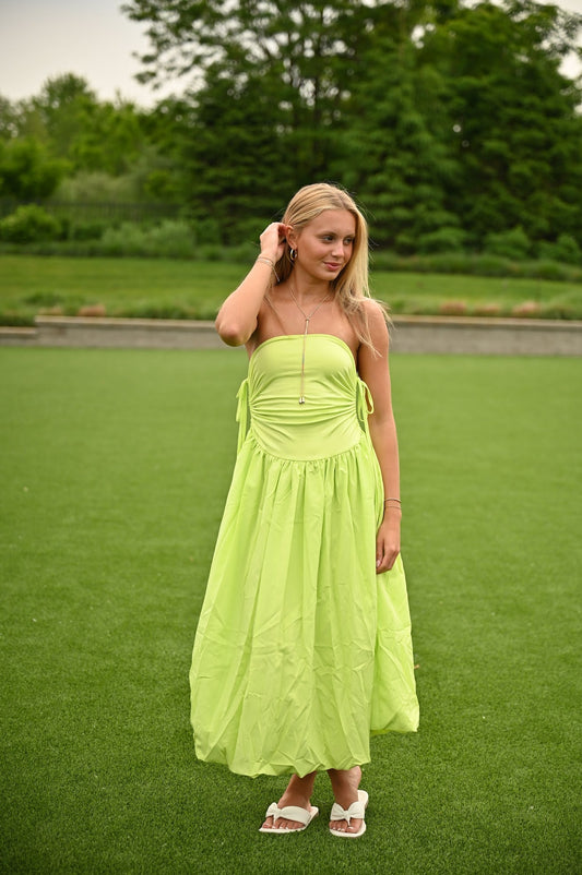 Twinkle Tease Dress- Yellow