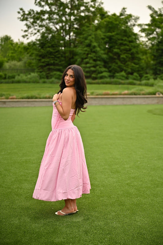 Twinkle Tease Dress- Pink